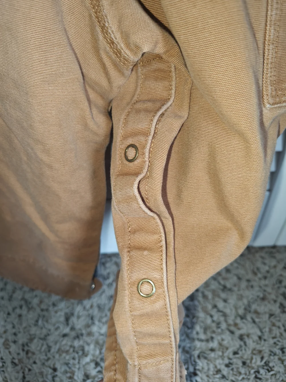 Vintage OshKosh Carpenter Vestbak Overalls Embroidered Tool Designs 18M